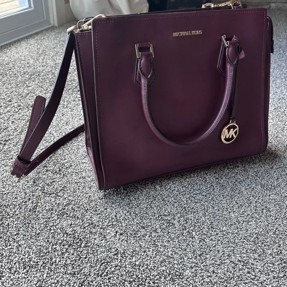 Michael Kors Plum Satchel - Picture 14 of 14